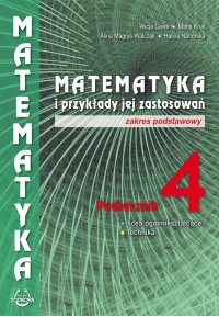 Podręcznik "Matematyka i przykłady jej zastosowań" kl.4. ZPfff
